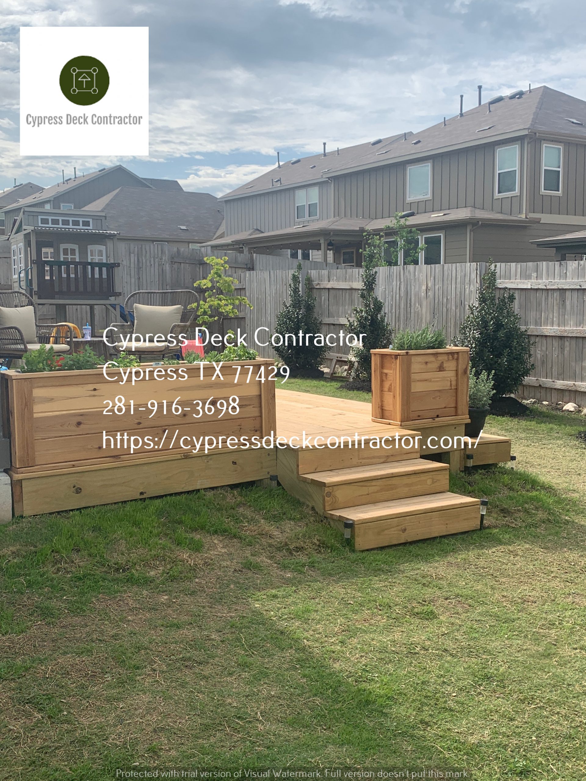 The Top Deck Builder in Cypress TX Cypress Deck Contractor
